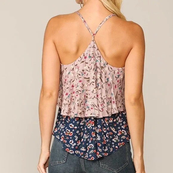 Twirl Me All Night Floral Cami Top - Picture 3 of 5